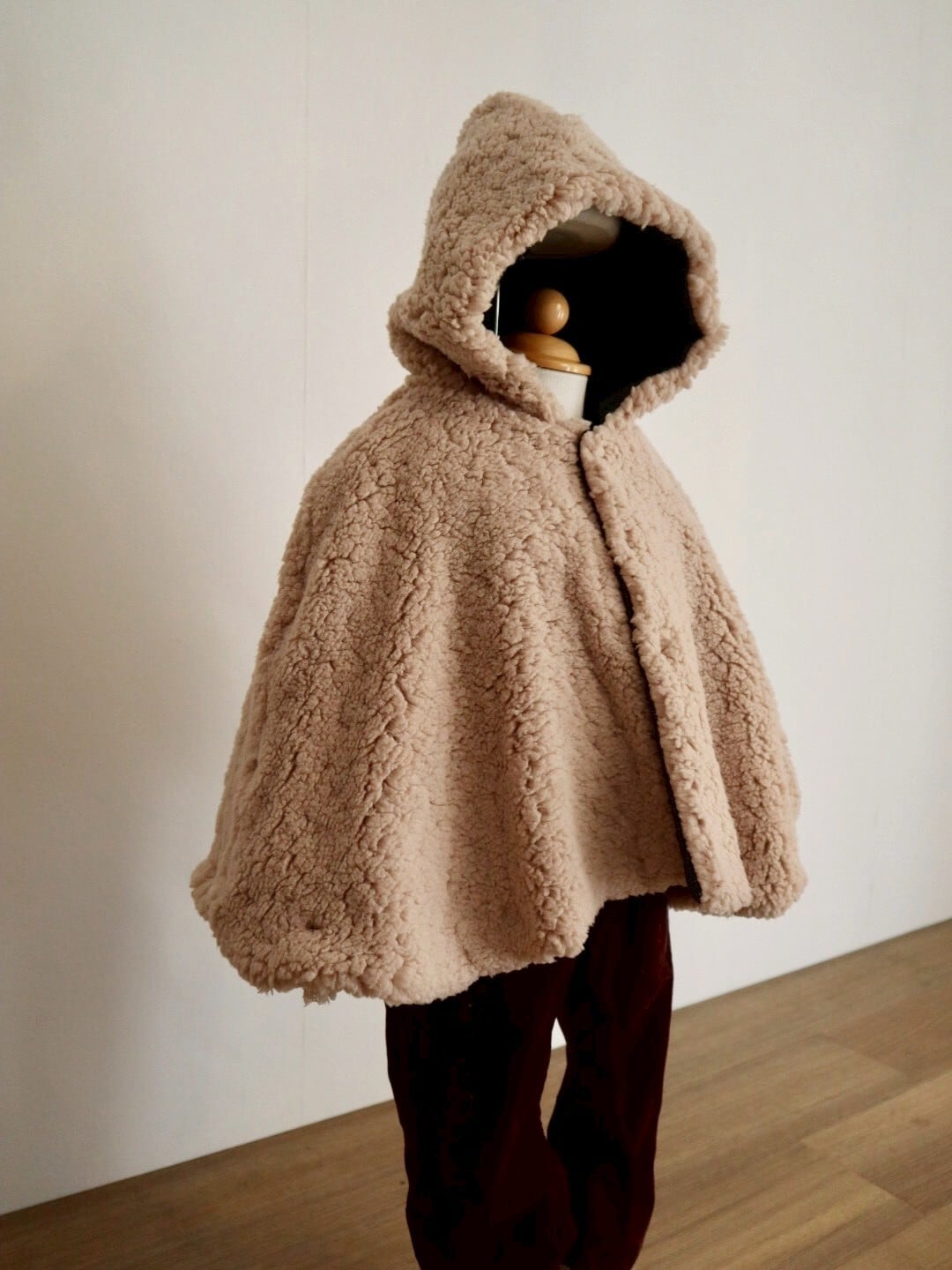 reversible poncho outer<span>アウター</span>
