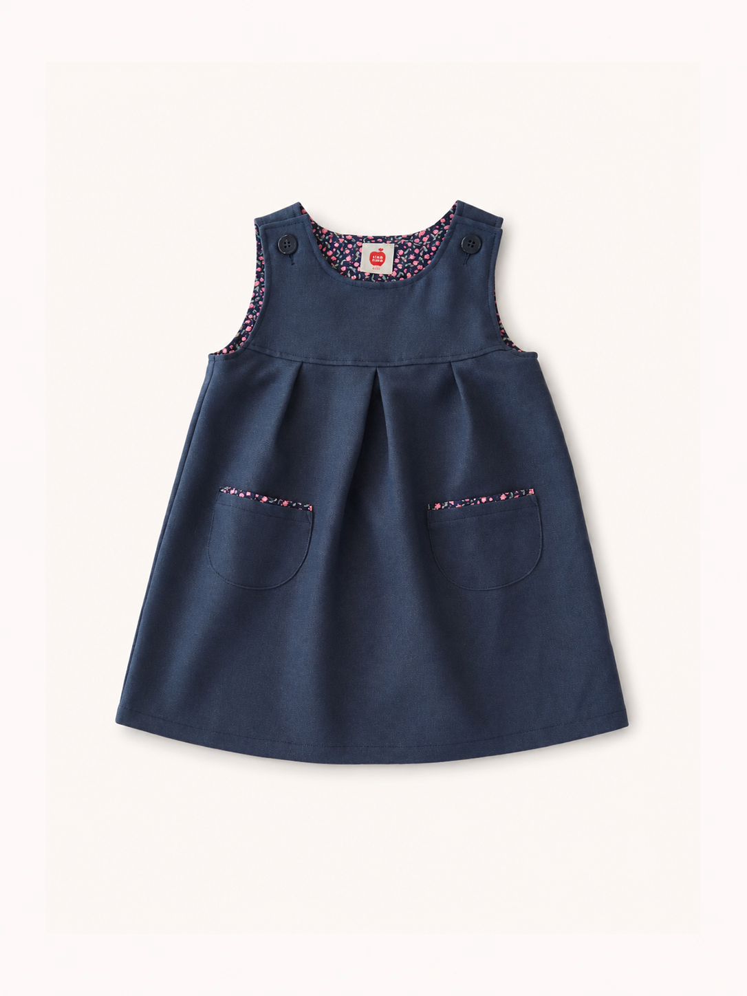 navy jumper dress<span>ワンピース</span>