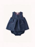 navy jumper dress & bloomers set<span>ブルマセット</span>