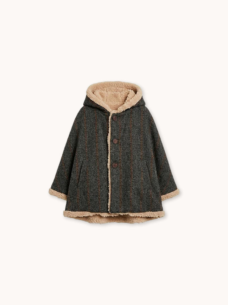 reversible poncho outer<span>アウター</span>