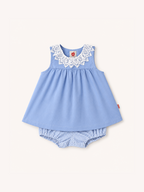 lace blouse & bloomers set
