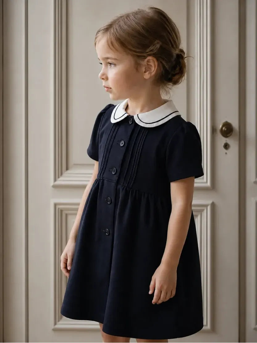 classic collar onepiece<span>ワンピース</span>