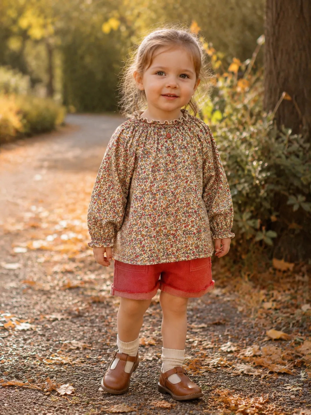 stitch frill blouse<span>ブラウス</span>
