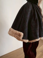 reversible poncho outer<span>アウター</span>