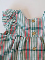 checked blouse& bloomers set<span>ベビースーツ</span>