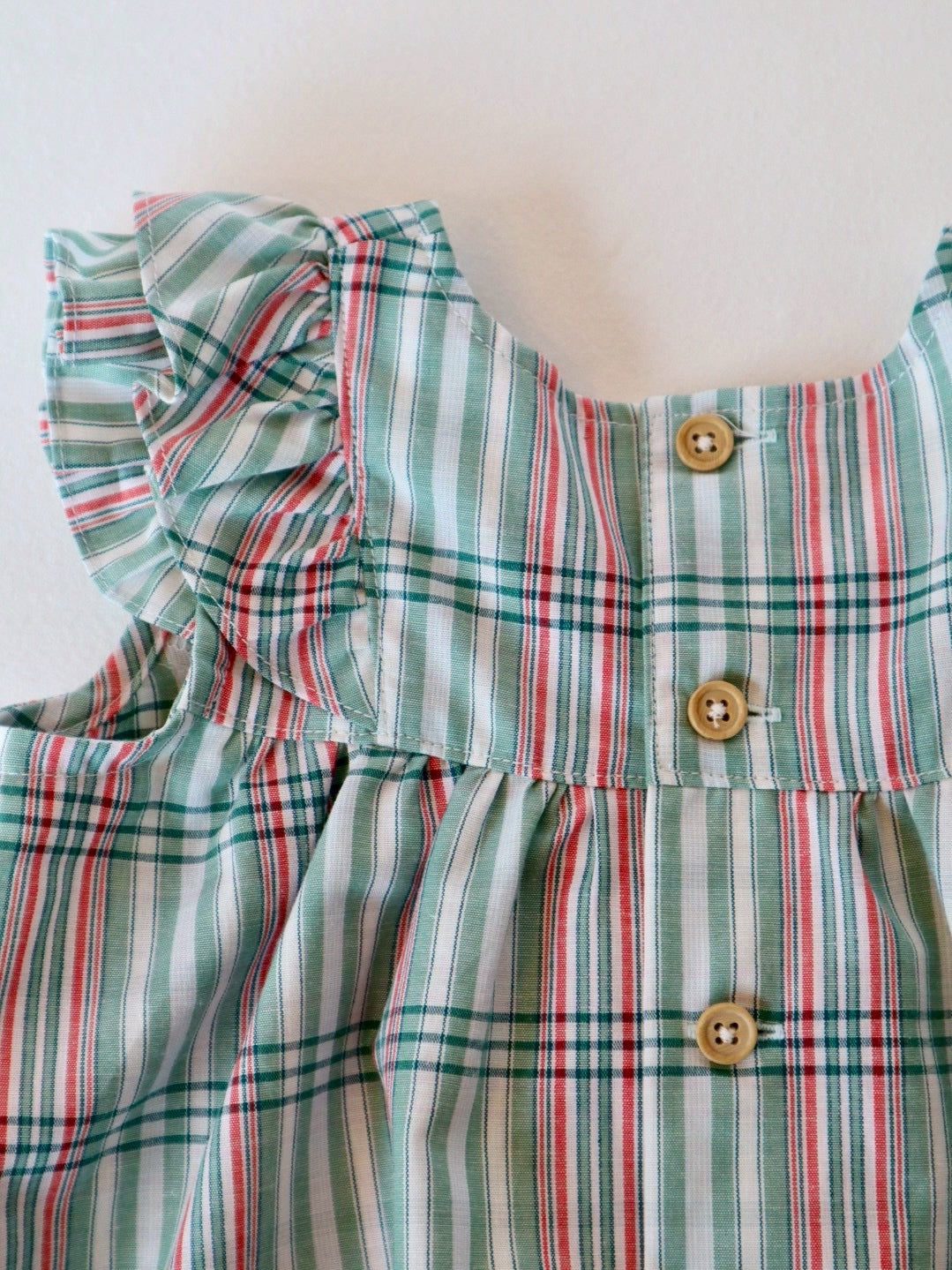 checked blouse& bloomers set<span>ベビースーツ</span>