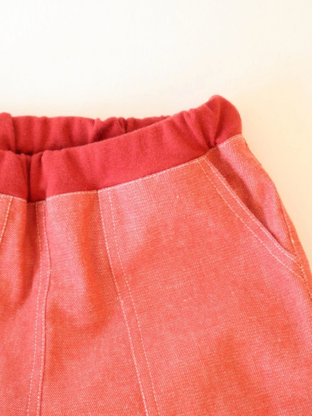 red denim pants<span>ロングパンツ</span>
