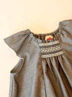 chambray rompers<span>ロンパース</span>
