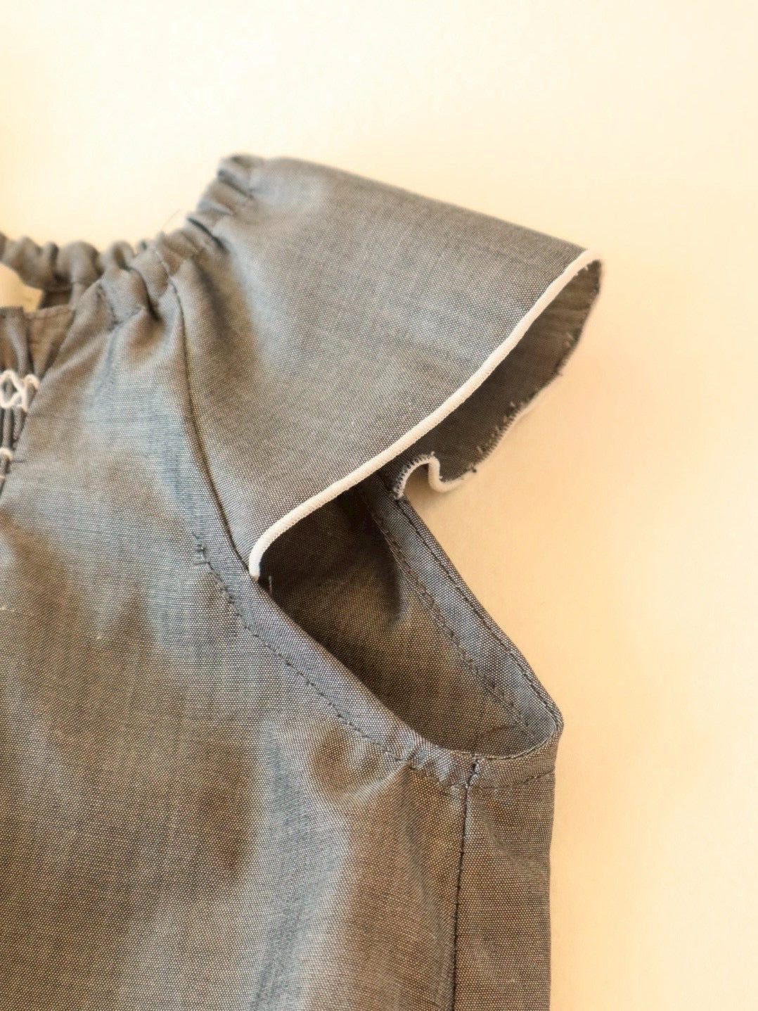 chambray rompers<span>ロンパース</span>