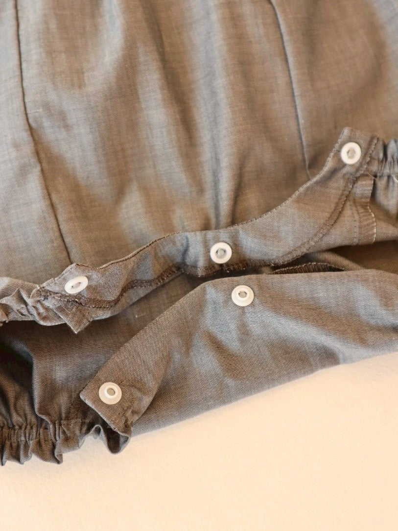 chambray rompers<span>ロンパース</span>