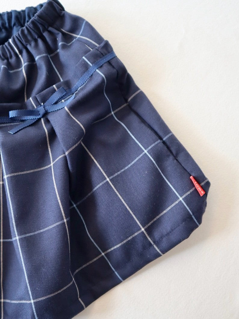 chalk check culottes<span>キュロット</span>