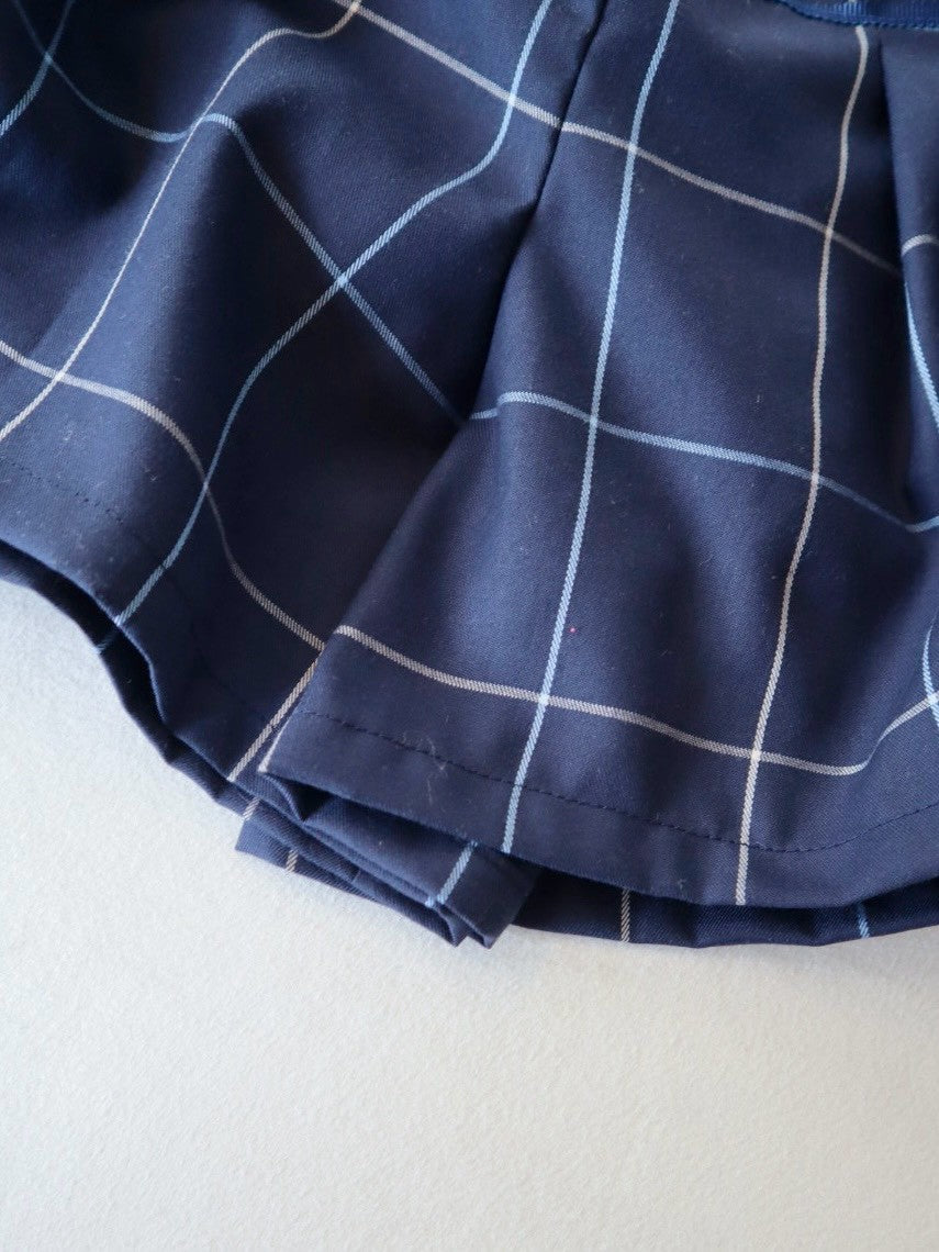 chalk check culottes<span>キュロット</span>
