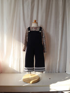classic navy jersey bib overalls<span>サロペット</span>