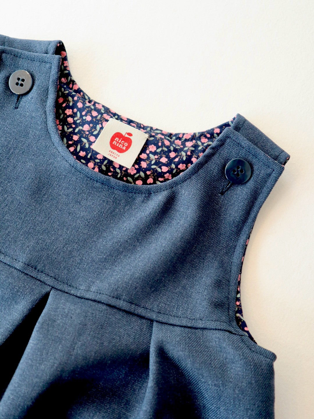 navy jumper dress<span>ワンピース</span>