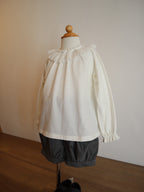 pleated collar<span>ロンT</span>