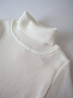 ribbed turtleneck<span>トップス</span>