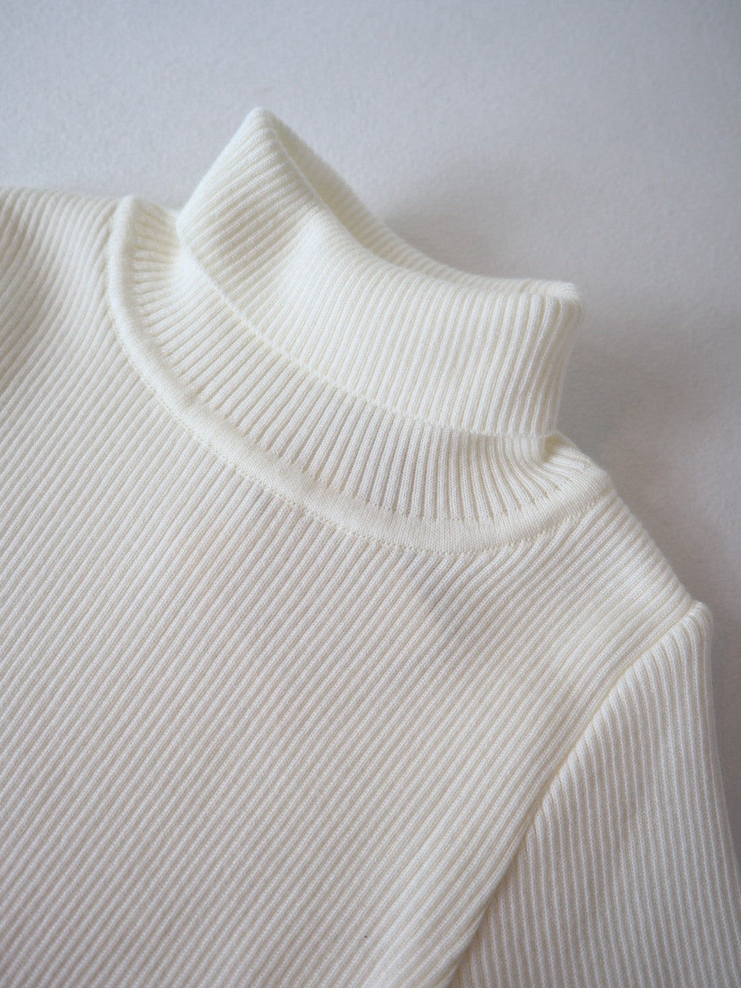 ribbed turtleneck<span>トップス</span>