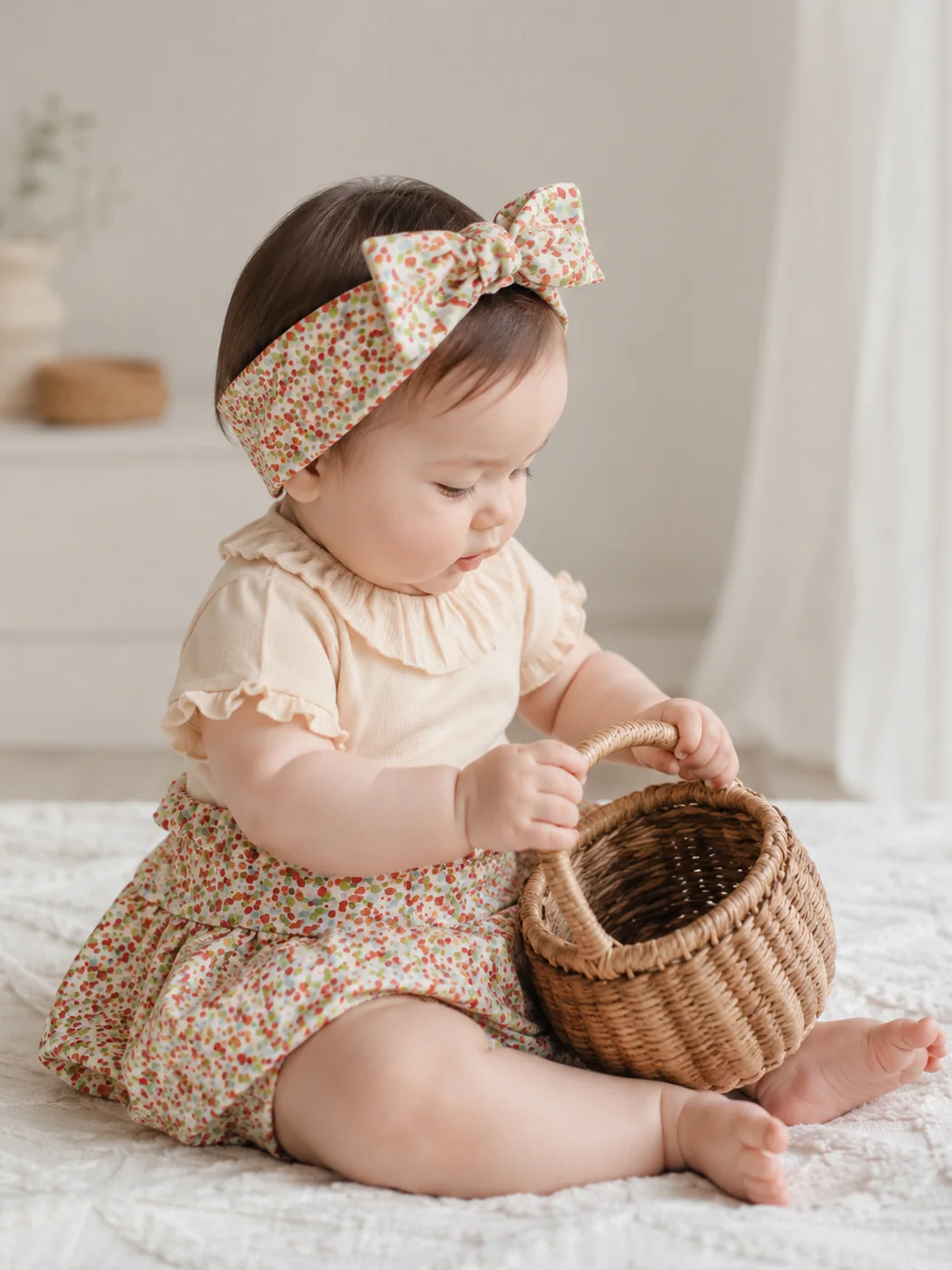 confetti bloomer & headband set