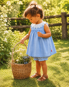 lace blouse & bloomers set