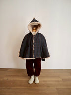 reversible poncho outer<span>アウター</span>
