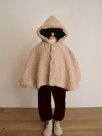 reversible poncho outer<span>アウター</span>