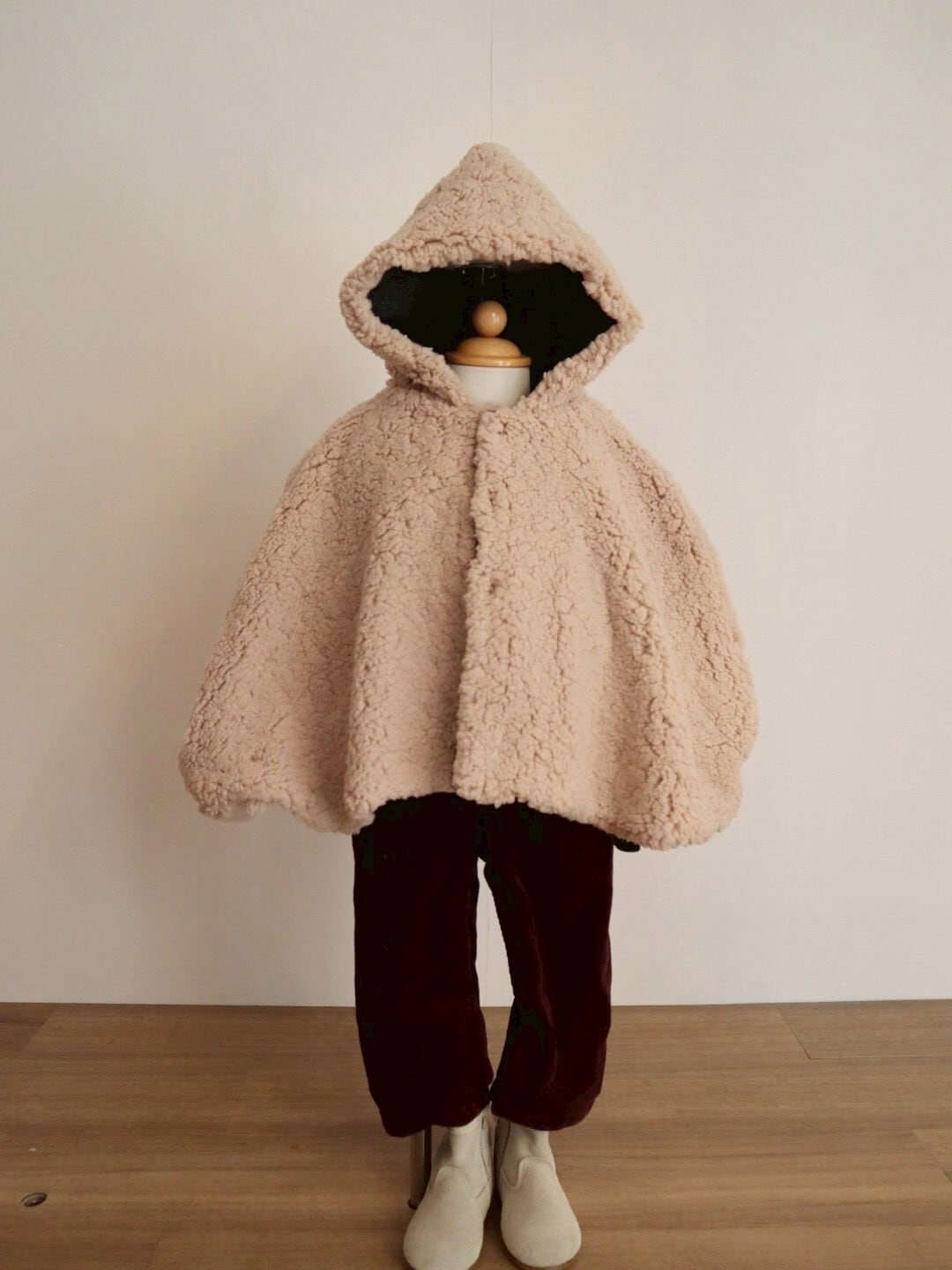 reversible poncho outer<span>アウター</span>
